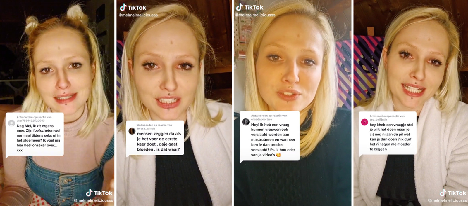 Zonder hoes niet in de poes Vlaamse escorte geeft sekstips voor jongeren op TikTok